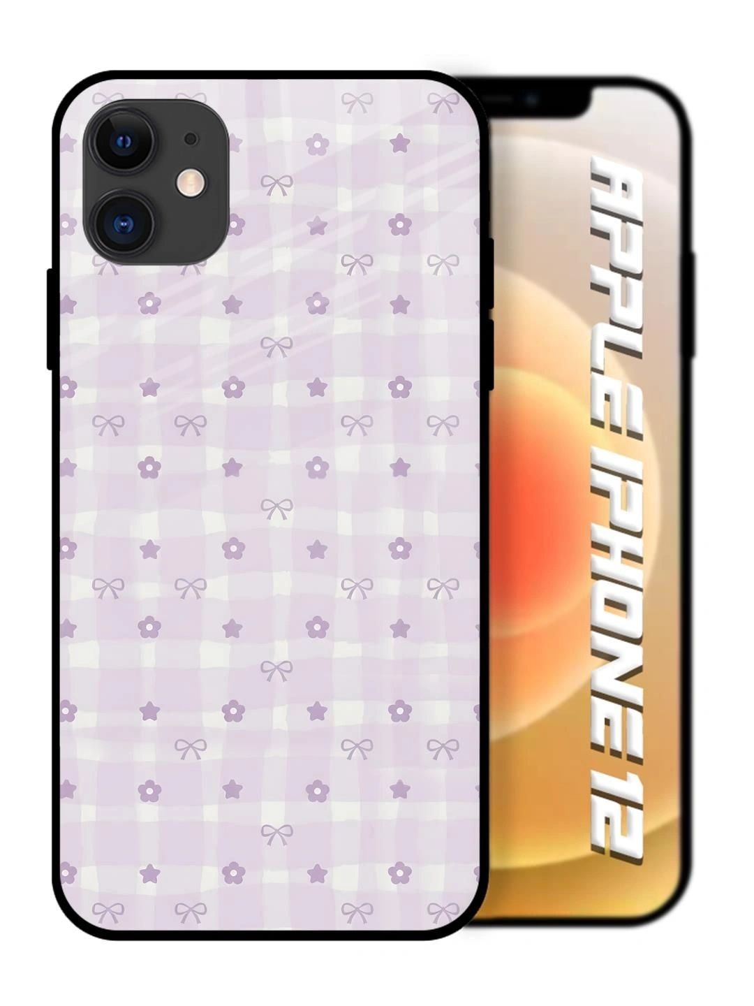 QRIOH Geometric Printed iPhone 12 Back Case Mobile Accessories-picture-49