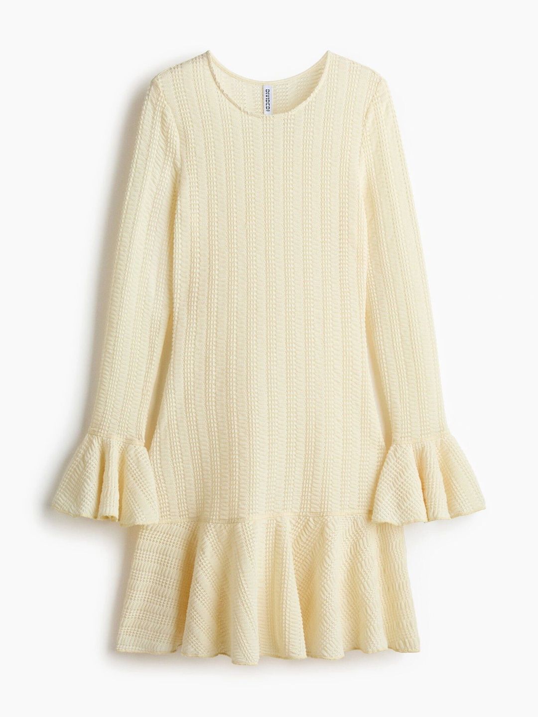 H&M Flared Sleeve Ruffled A-Line Dress-picture-36