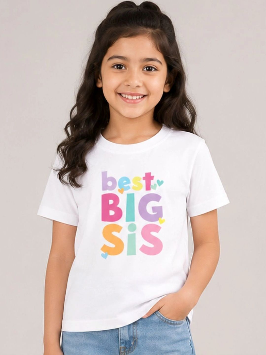 YAK YAK Girls Typography Printed Organic Cotton T-shirt-picture-21