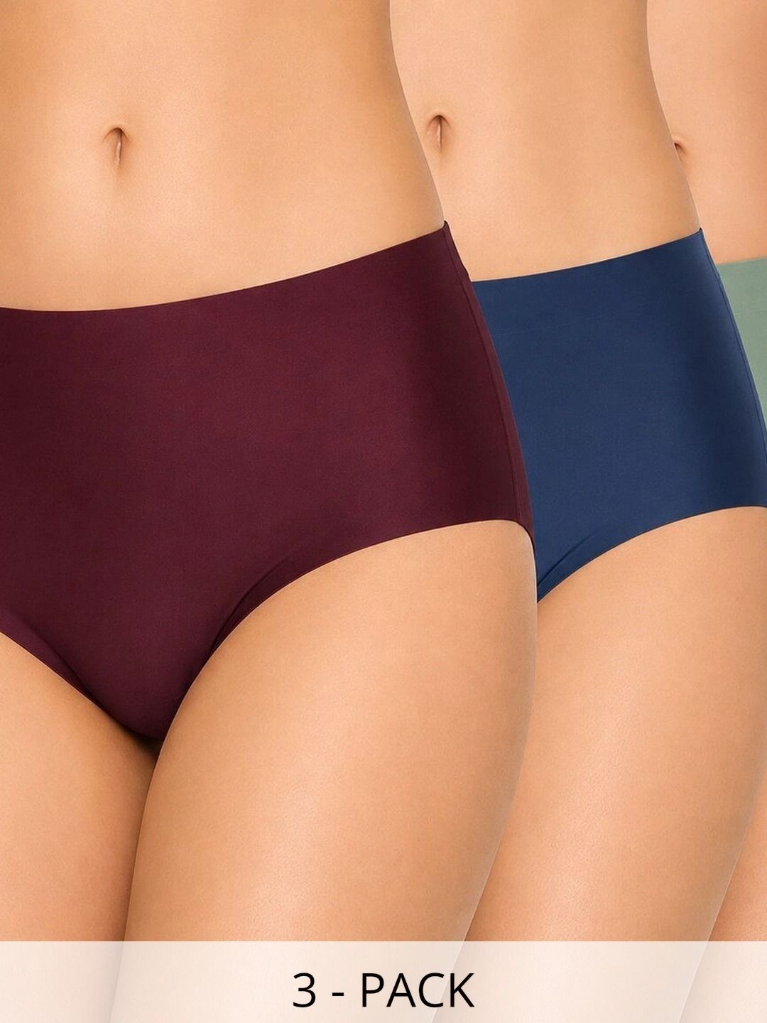 GLOVISH Women Pack of 3 Assorted Basic Briefs-picture-28