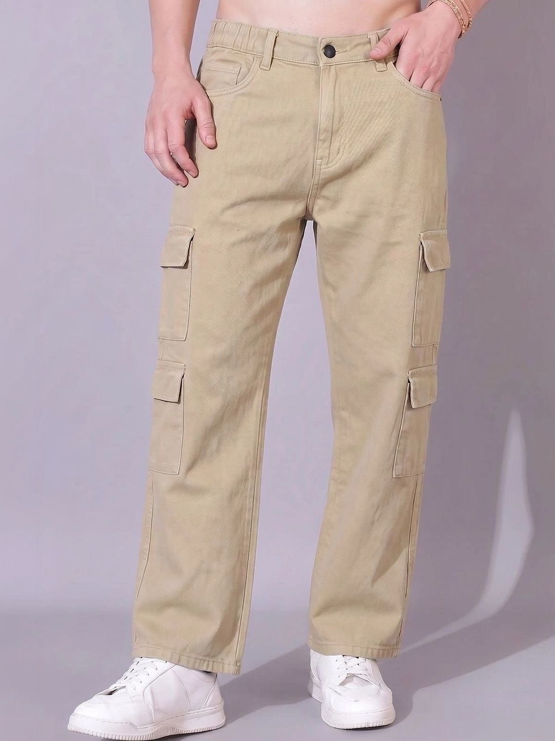 Hence Men Cropped Straight Fit Mid-Rise Jeans-picture-35