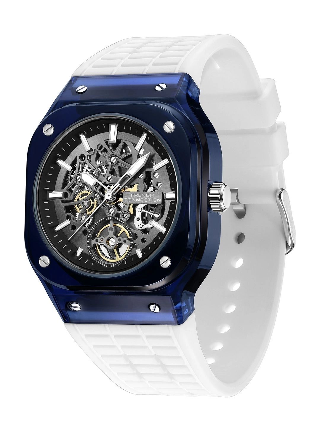 French Connection Men Skeleton Dial & Straps Analogue Automatic Watch FCG01UW-picture-23