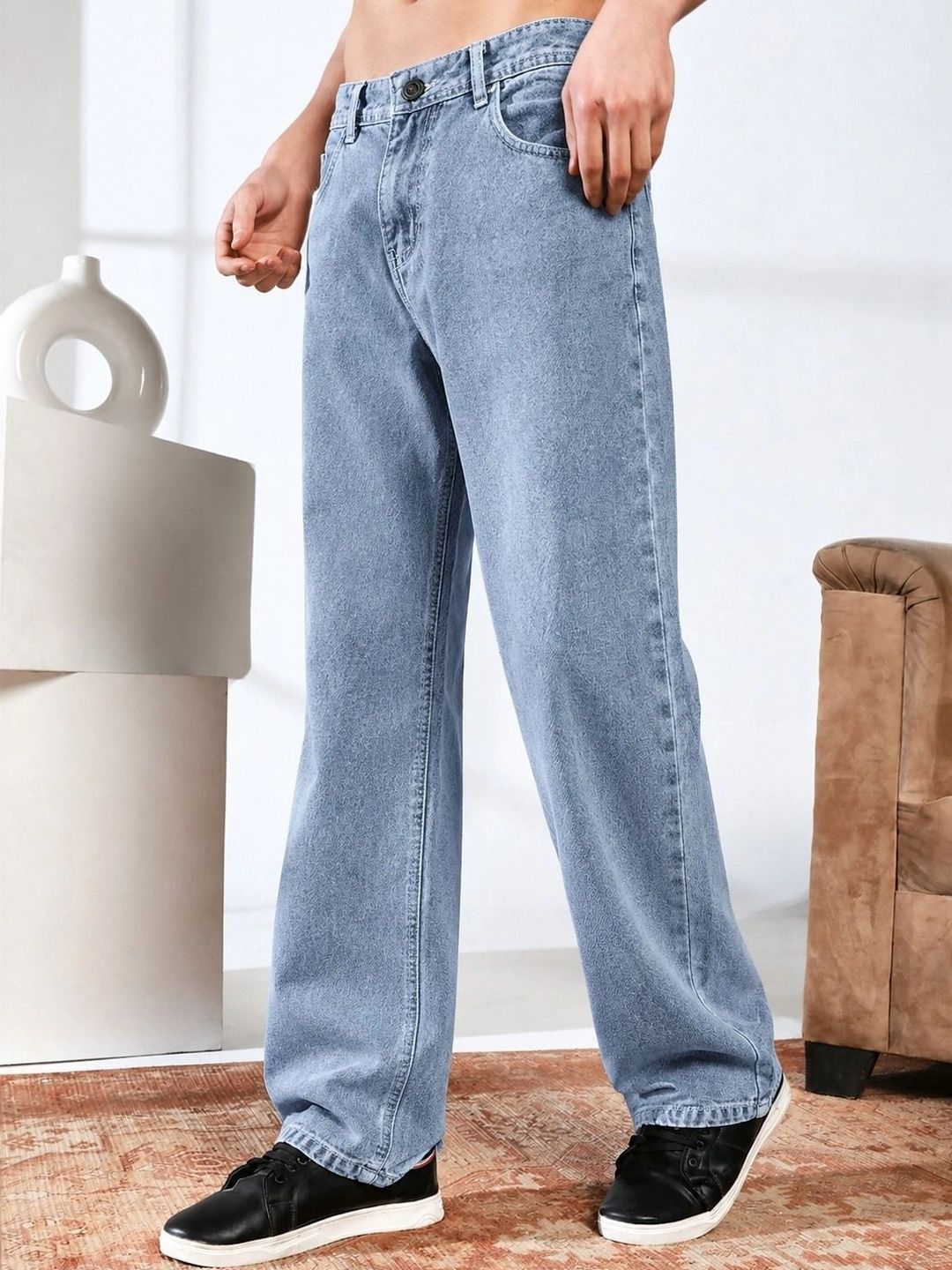 Podge Men Straight Fit Mid-Rise Jeans-picture-12
