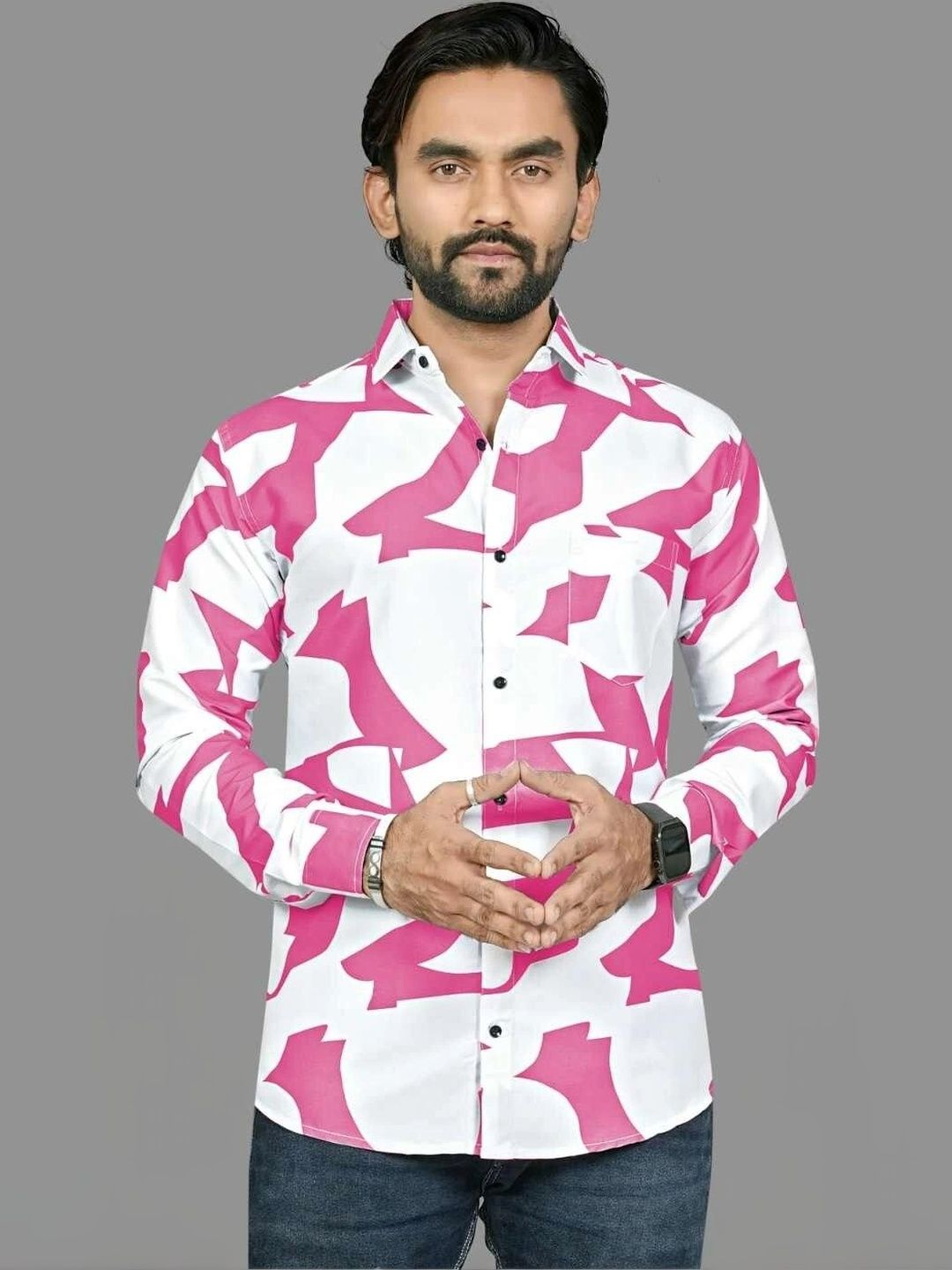 RADIANCE CREATION Men Comfort Printed Casual Shirt-picture-20