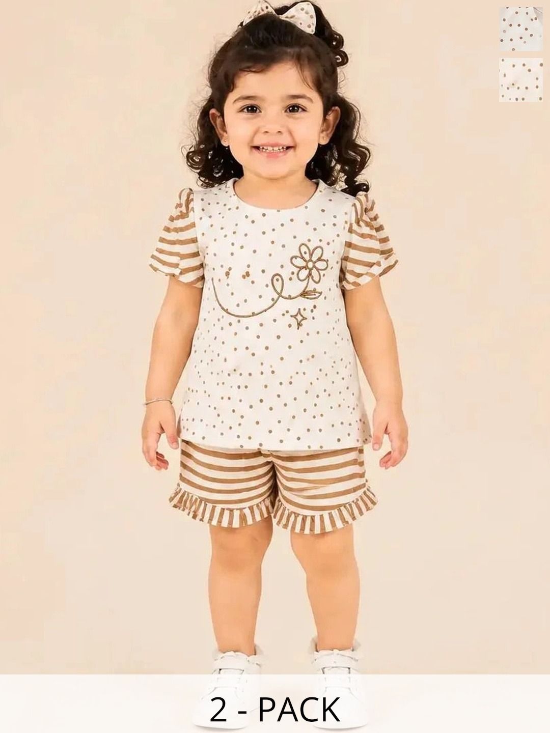 Bloomup Girls Printed T-shirt with Shorts-picture-19