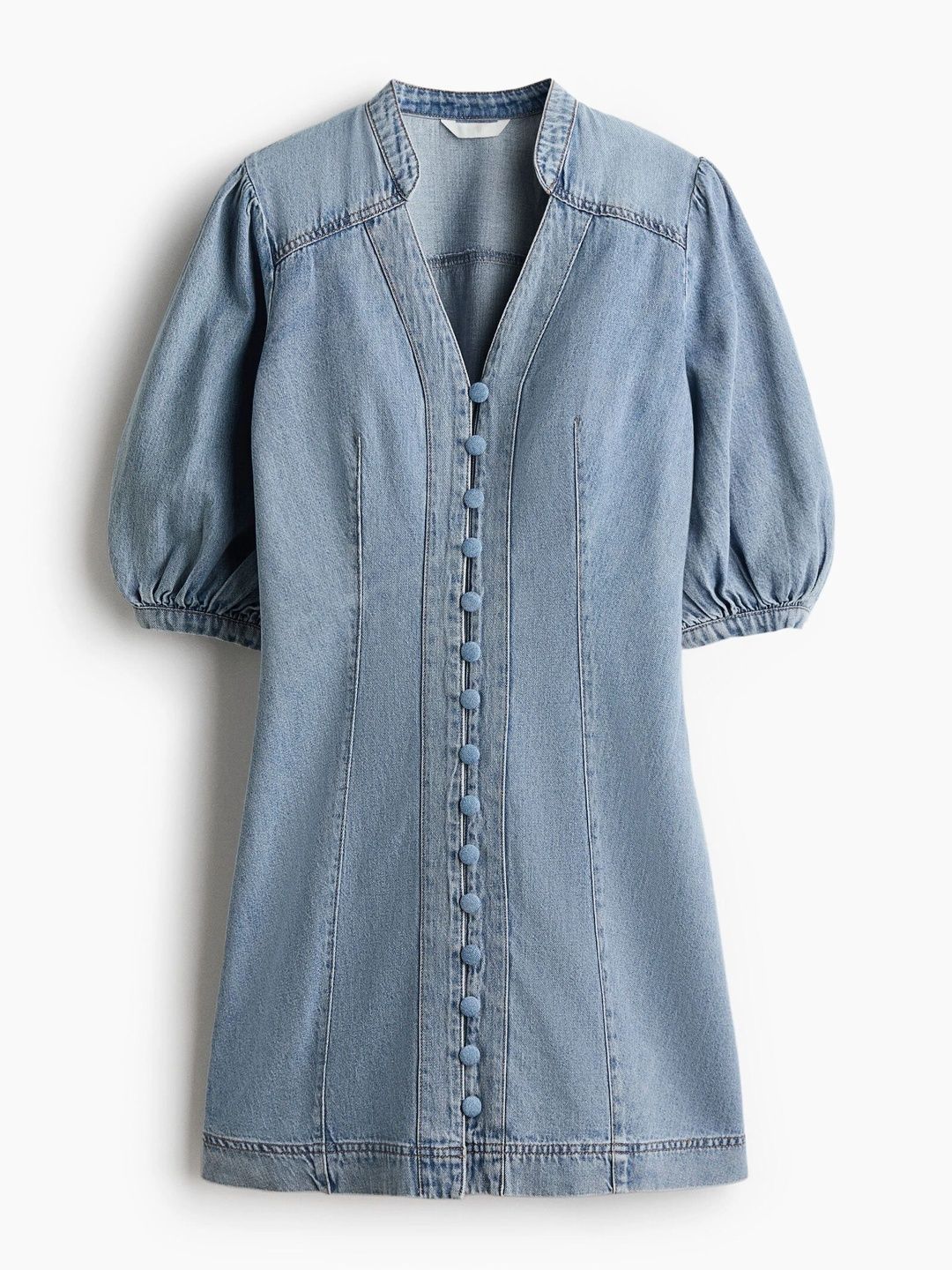 H&M Puff Sleeve A-Line Dress-picture-26