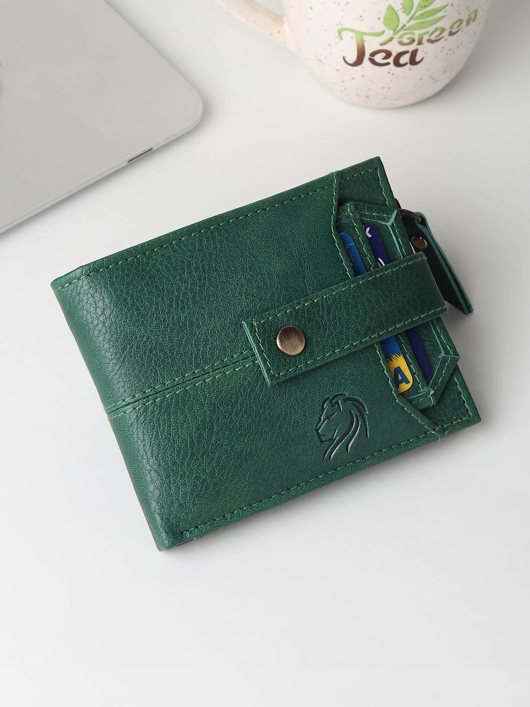 VEMILIO Men Textured PU Two Fold Wallet-picture-50