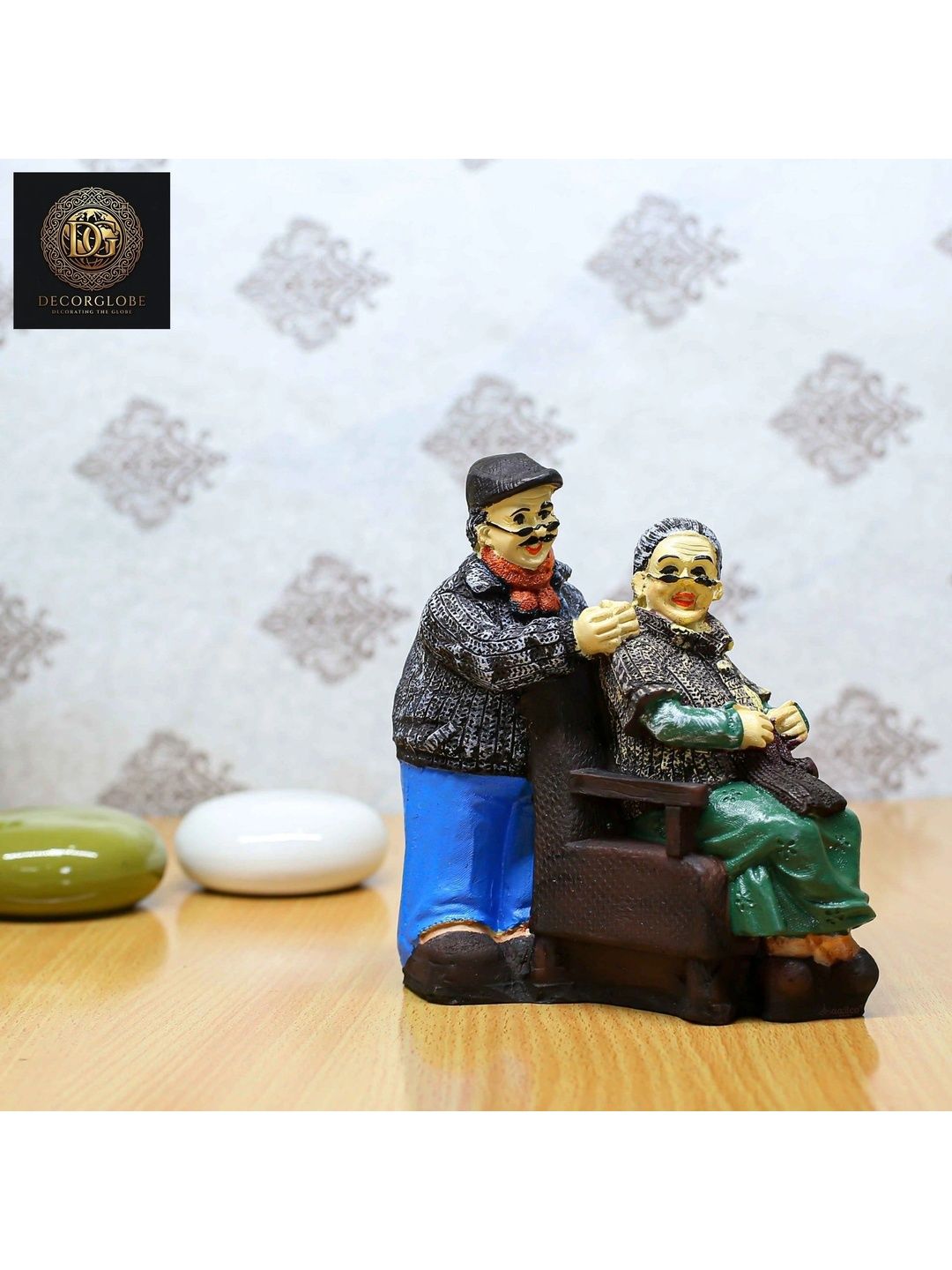 DecorGlobe Multicoloured Figurine Showpiece-picture-28