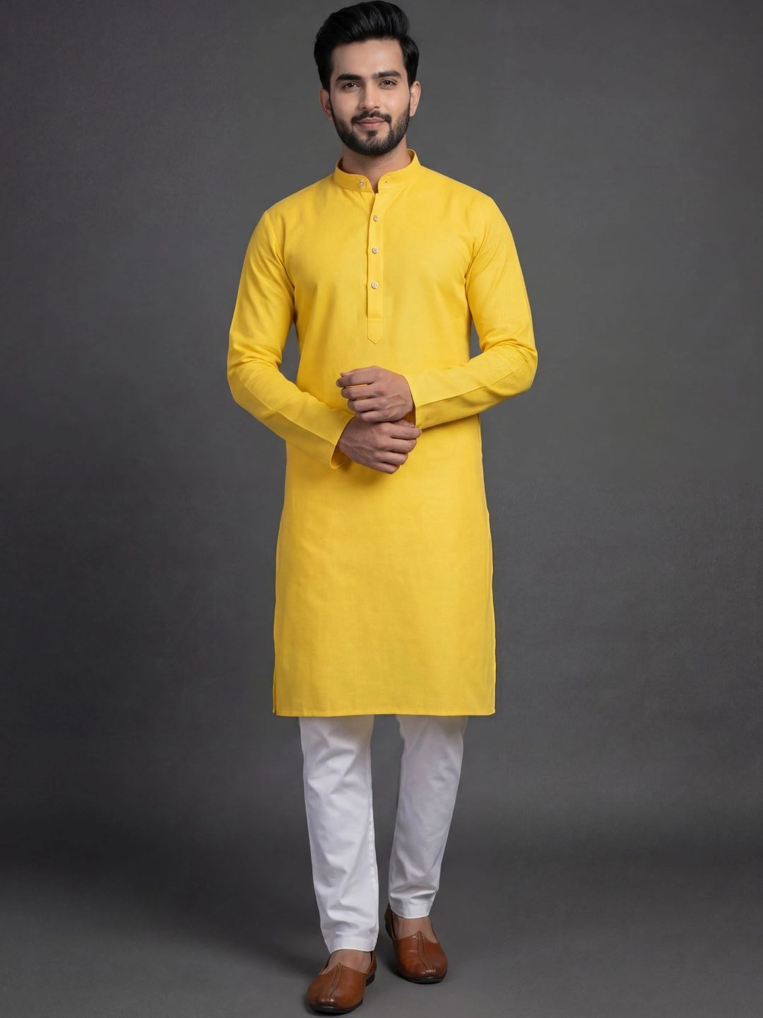 Tibra Collection Men Regular Kurta with Pyjamas-picture-11