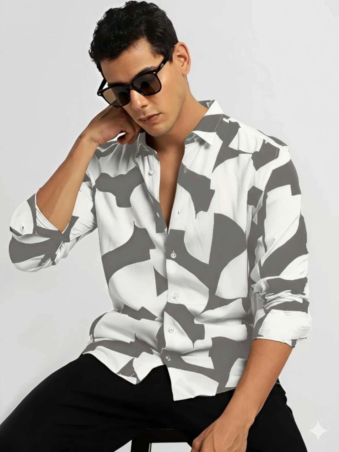 RADIANCE CREATION Men Comfort Printed Casual Shirt-picture-17