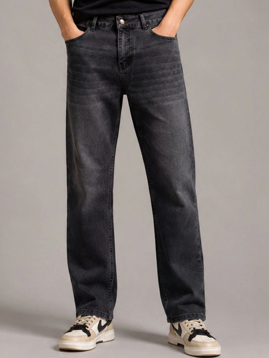 MODOMAN Men Regular Fit Mid-Rise Low Distress Stretchable Jeans-picture-44