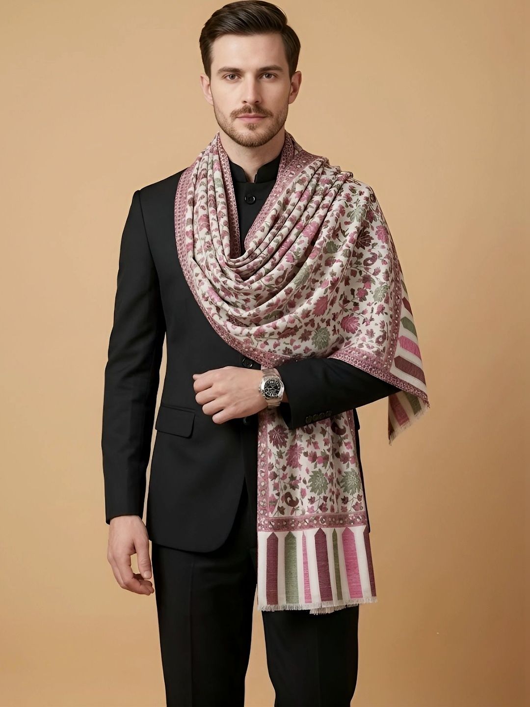 MUFFLY Men Printed Stole-picture-46