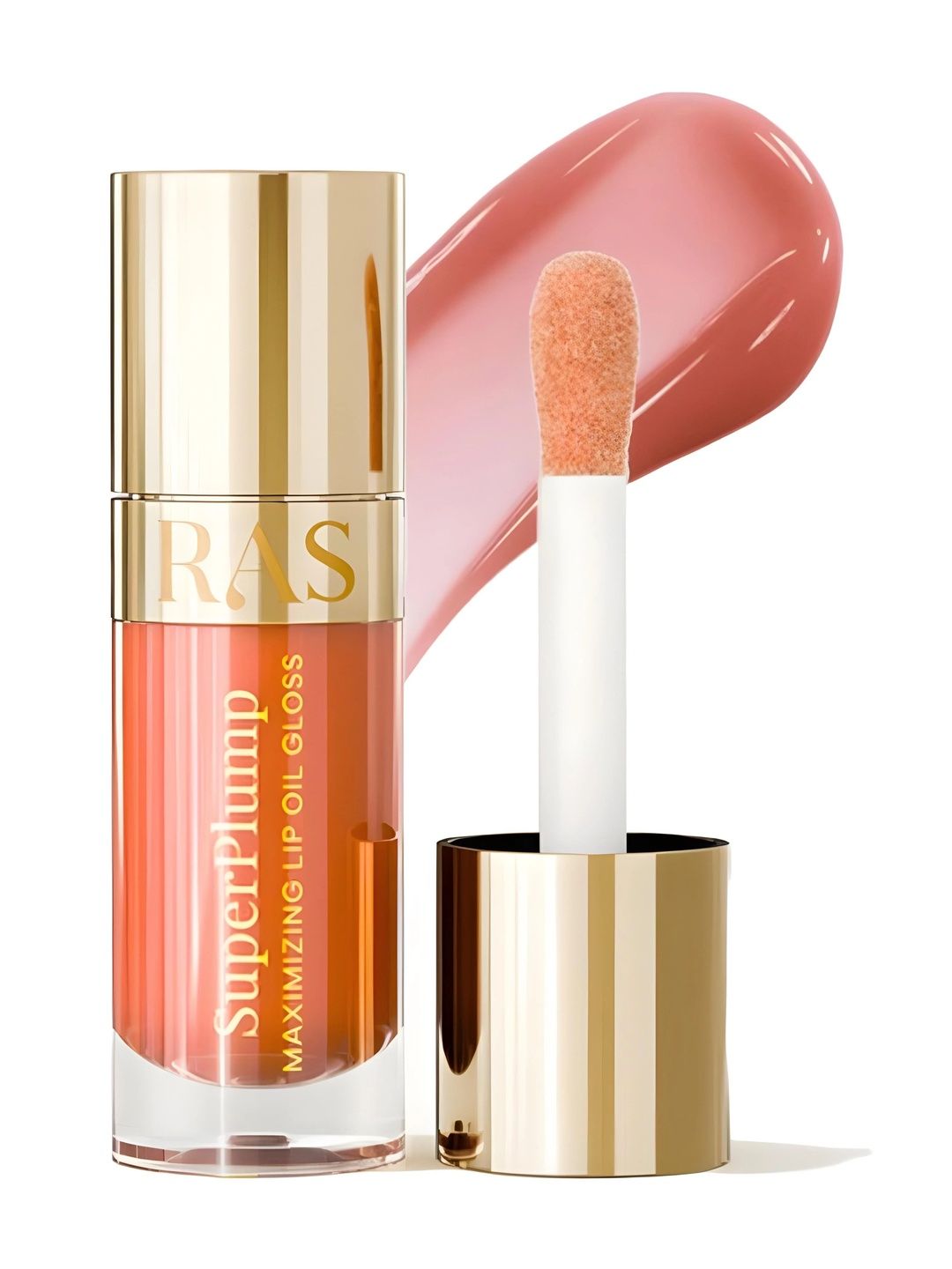 RAS LUXURY OILS Super Plump Lip Oil Gloss - 9 ml - Peach Glow-picture-31