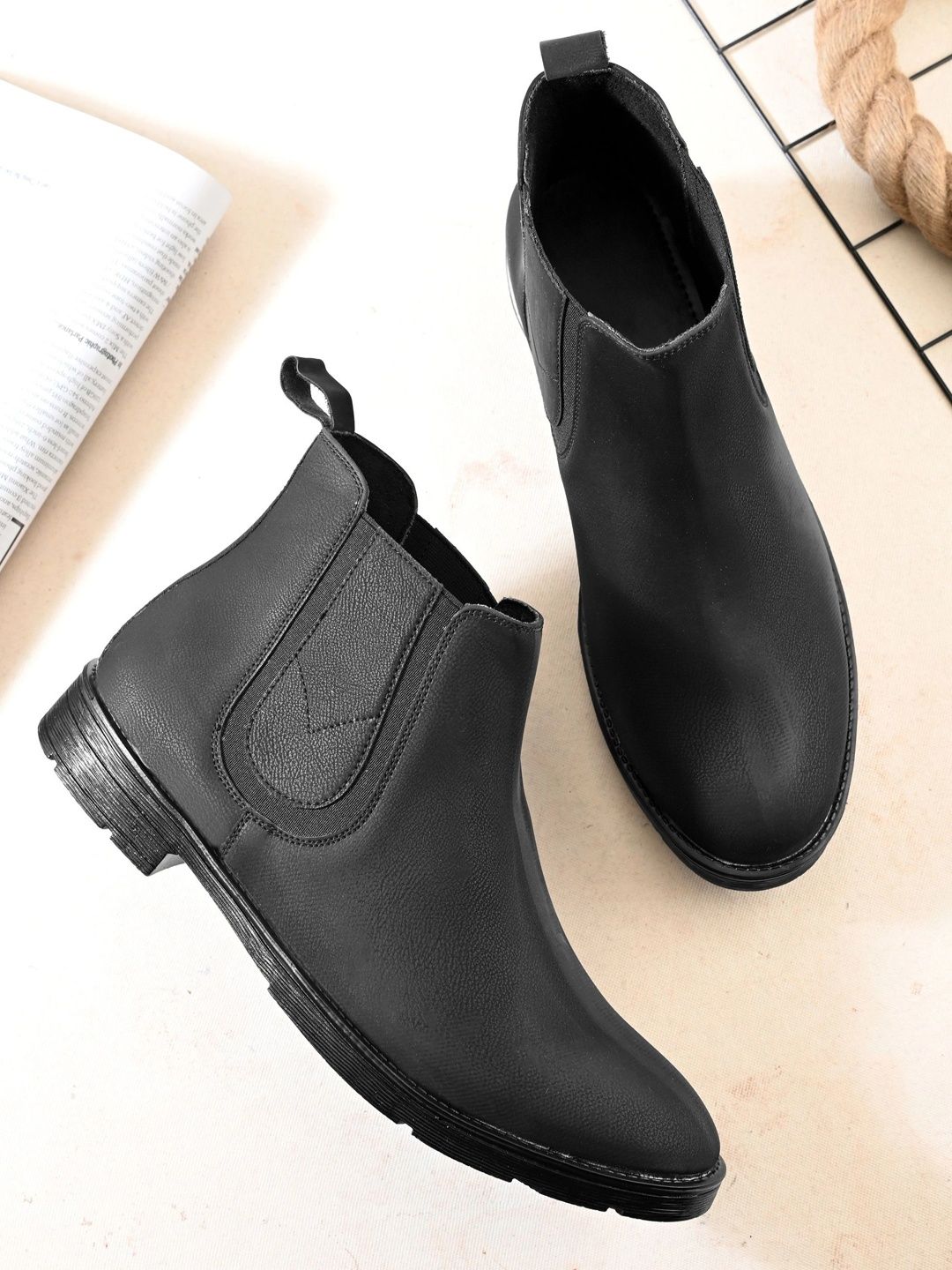 Killer Men Round Toe Chelsea Boots-image-33