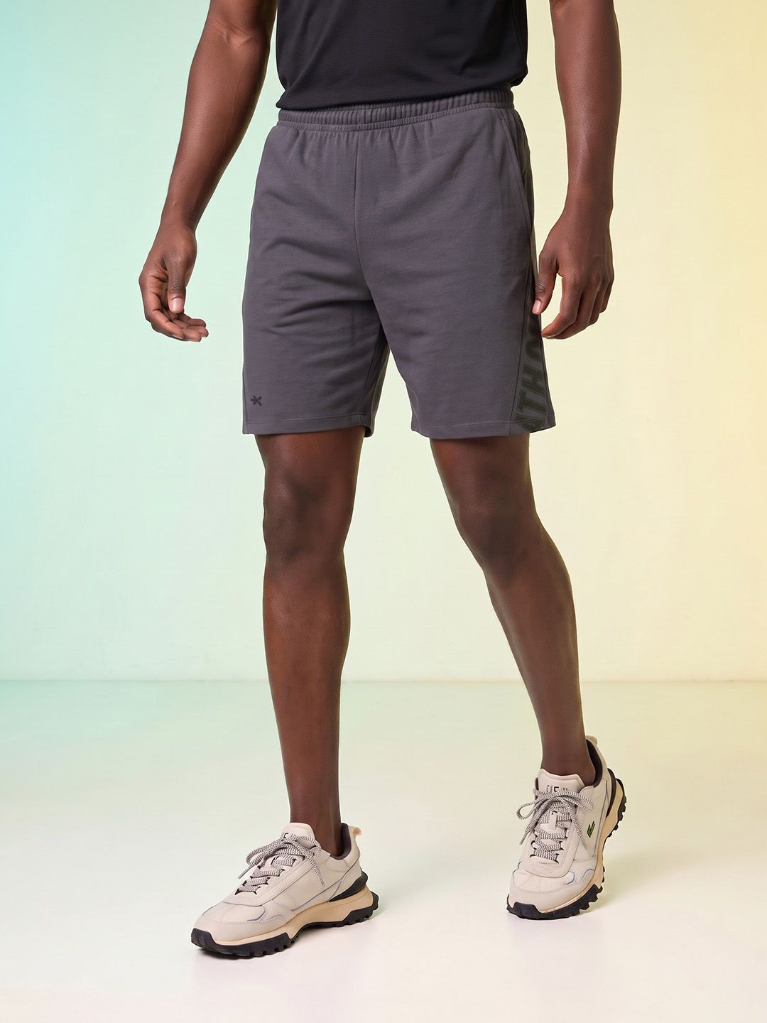 HRX by Hrithik Roshan Men Typography Printed Shorts-picture-51