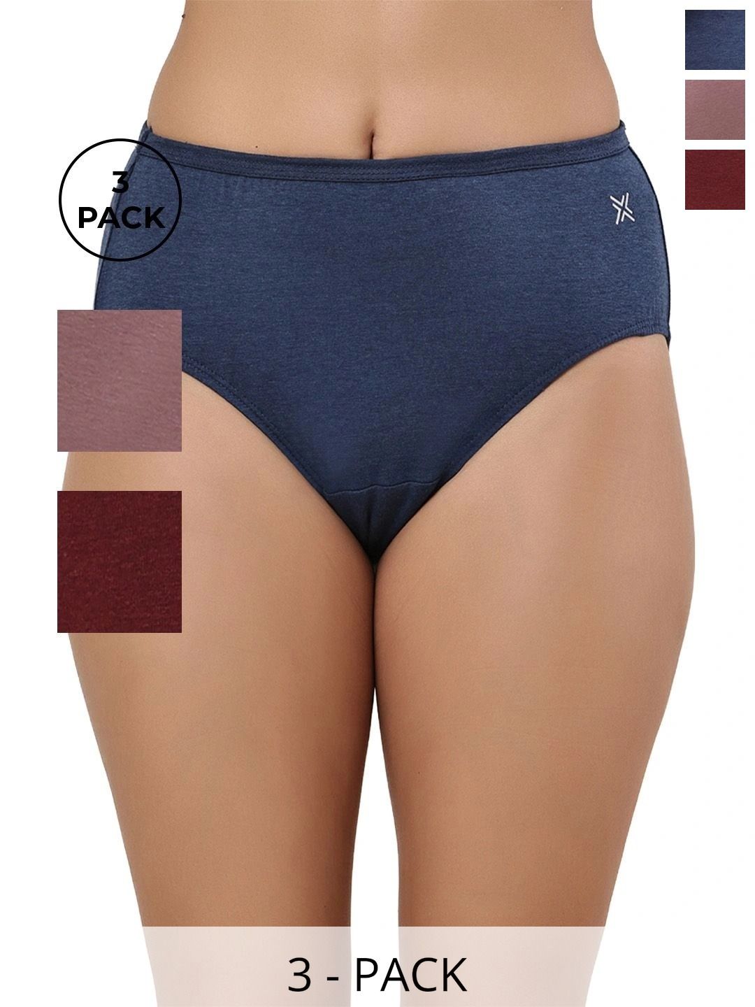 LAVOS Women Pack of 3 Assorted Basic Briefs-picture-46