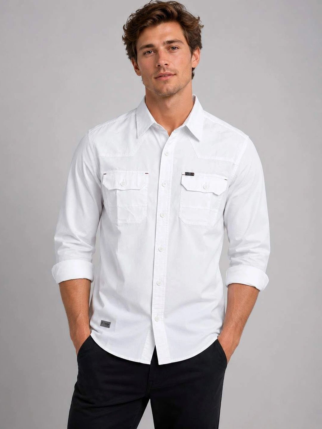 D Finish Men Smart Casual Shirt-picture-5