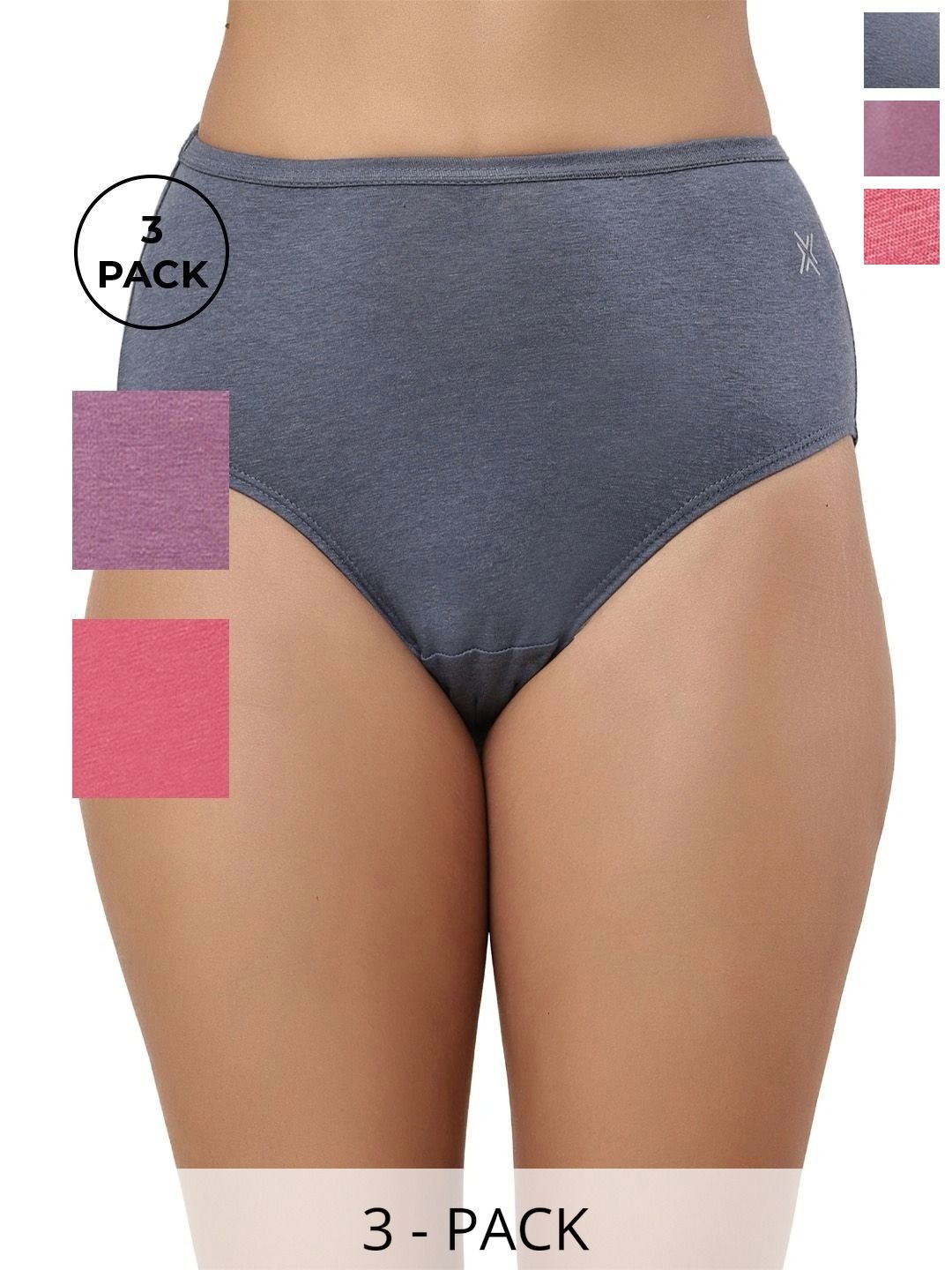 LAVOS Women Pack of 3 Assorted Basic Briefs-picture-18