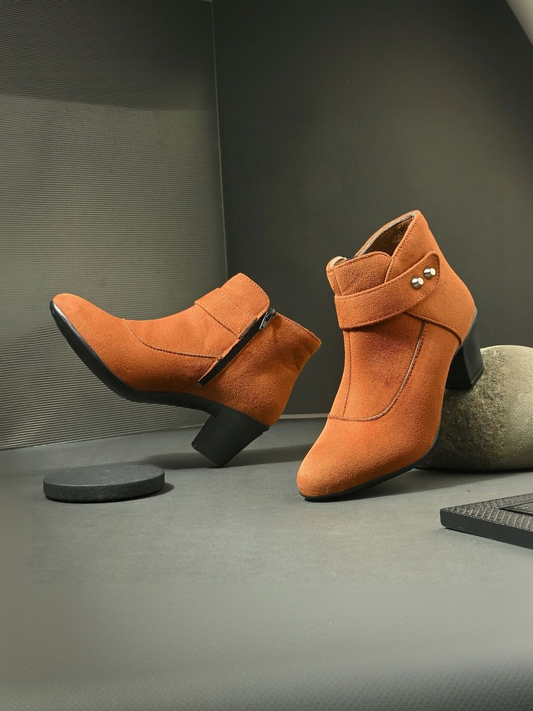 Killer Women Round Toe Zip Regular Boots-picture-55