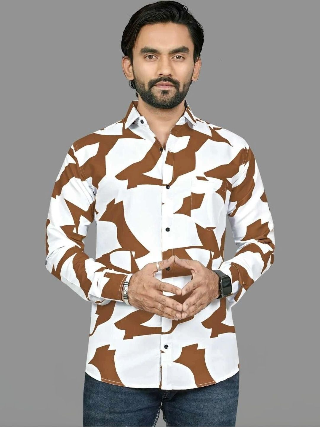 RADIANCE CREATION Men Comfort Printed Casual Shirt-picture-20