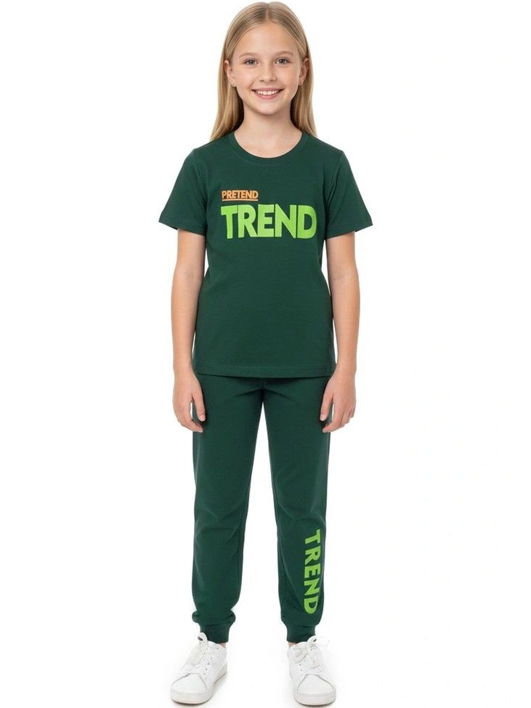 WEET Girls Printed T-shirt with Trousers-picture-56