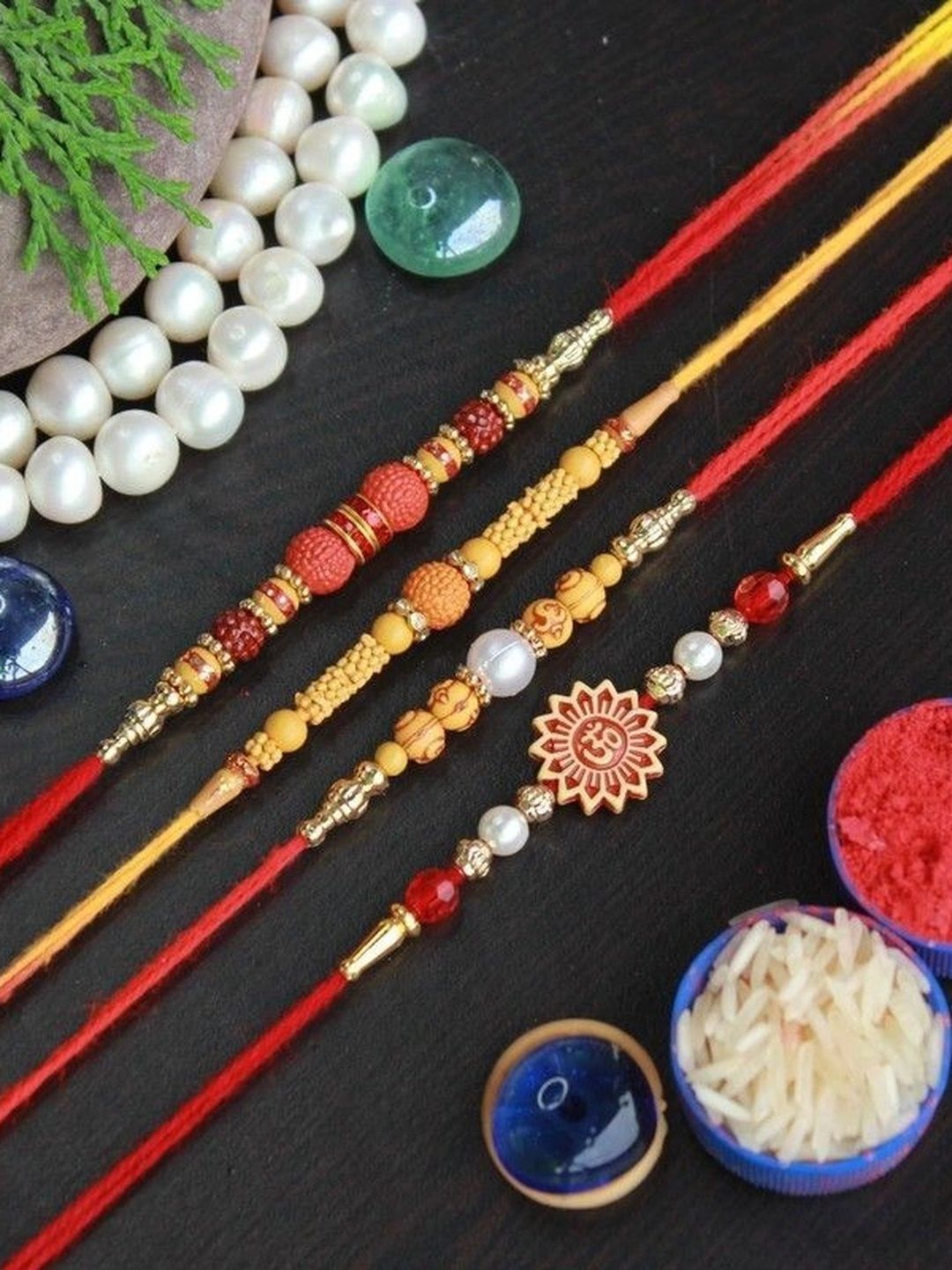 Sangria Thread Rakhi-picture-14