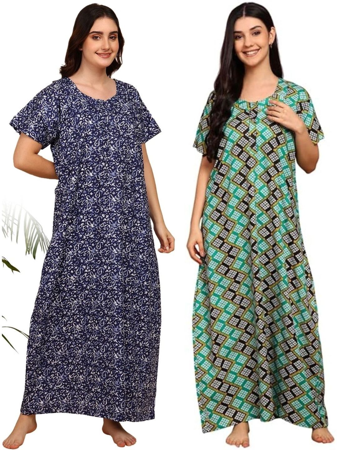 KBNBJ Printed Maxi Nightdress-picture-27