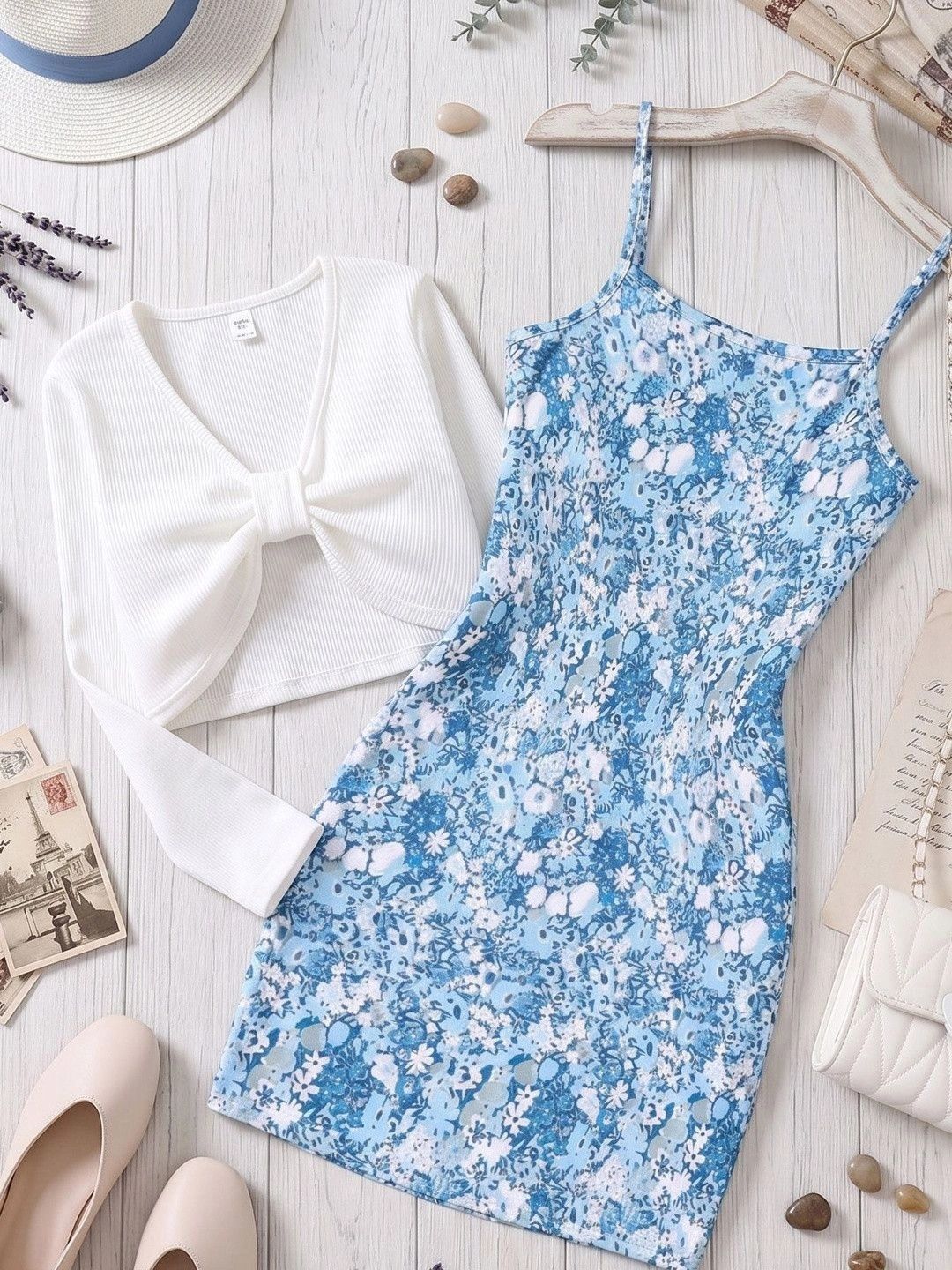 Miss & Chief Floral Print Crepe Bodycon Dress-picture-31