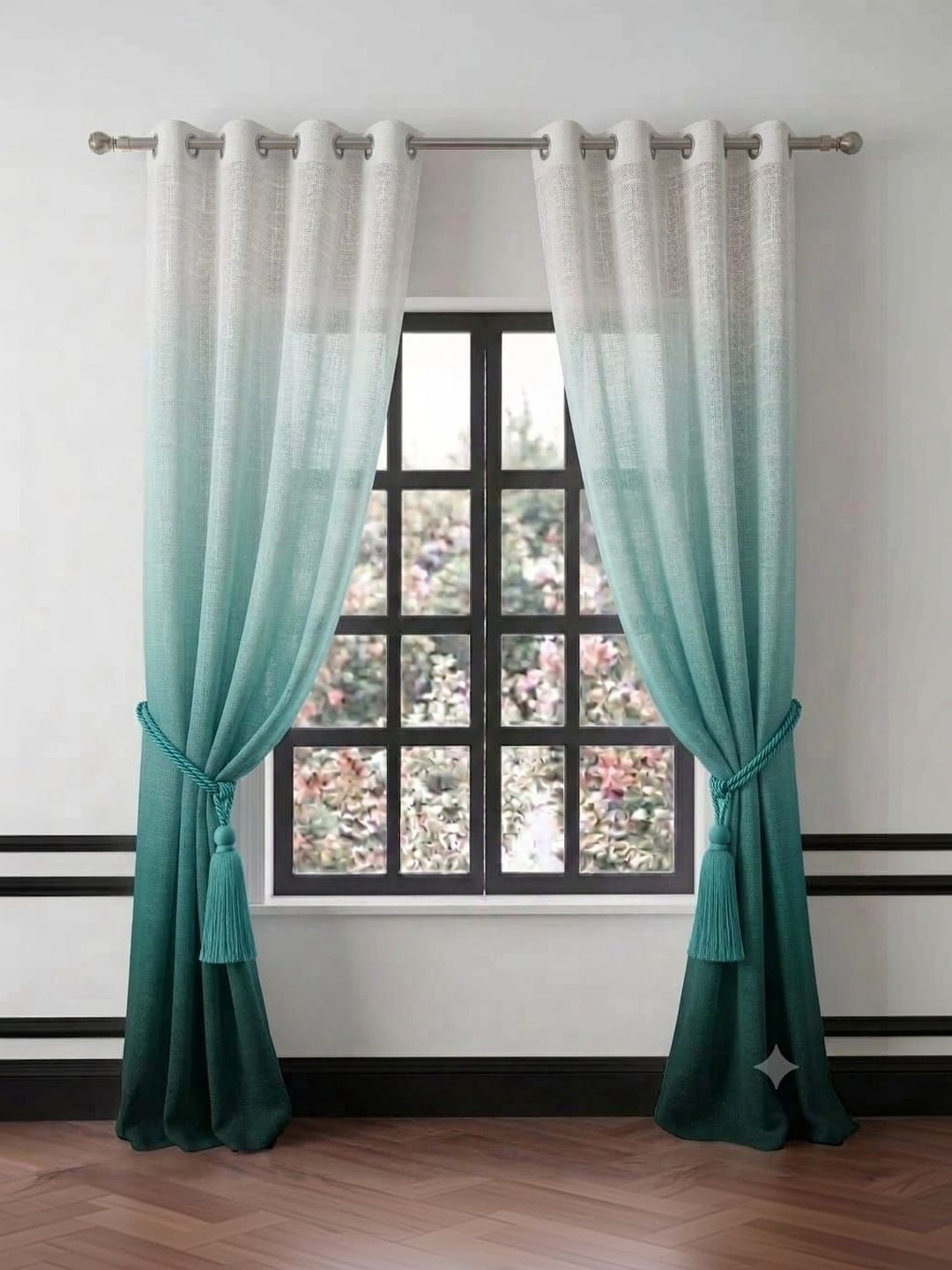 KANUM Green Set of 2 Door Curtain-picture-35