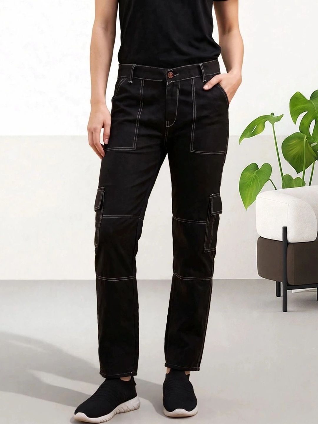 LINARIA Women Classic Cargos Trousers-picture-19