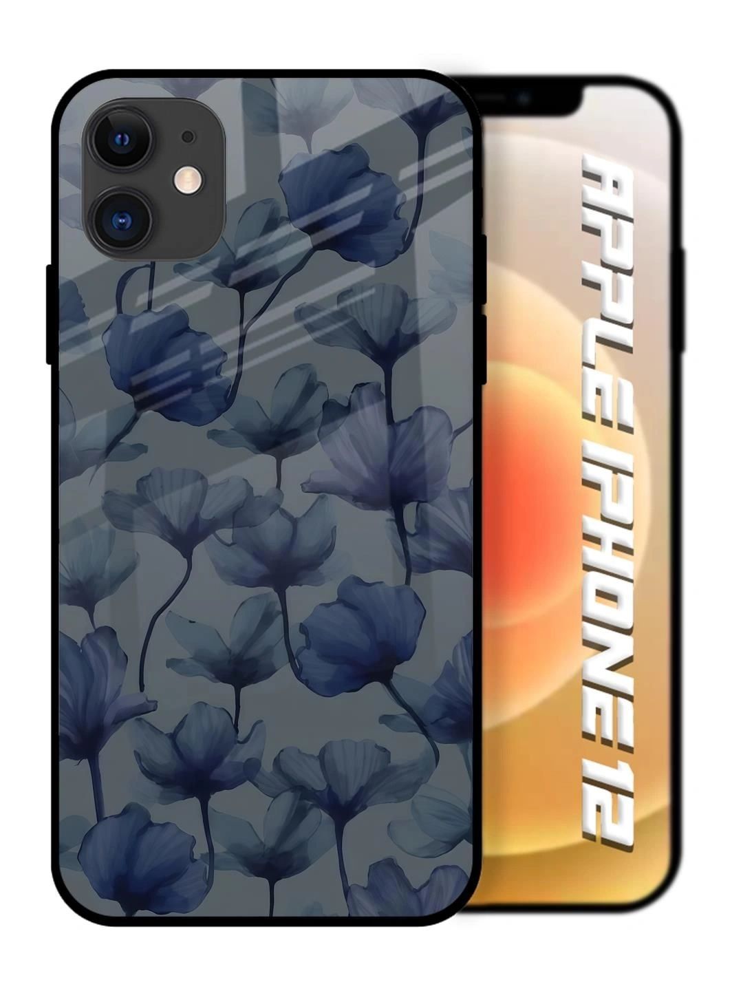 QRIOH Floral Printed iPhone 12 Back Case Mobile Accessories-picture-47