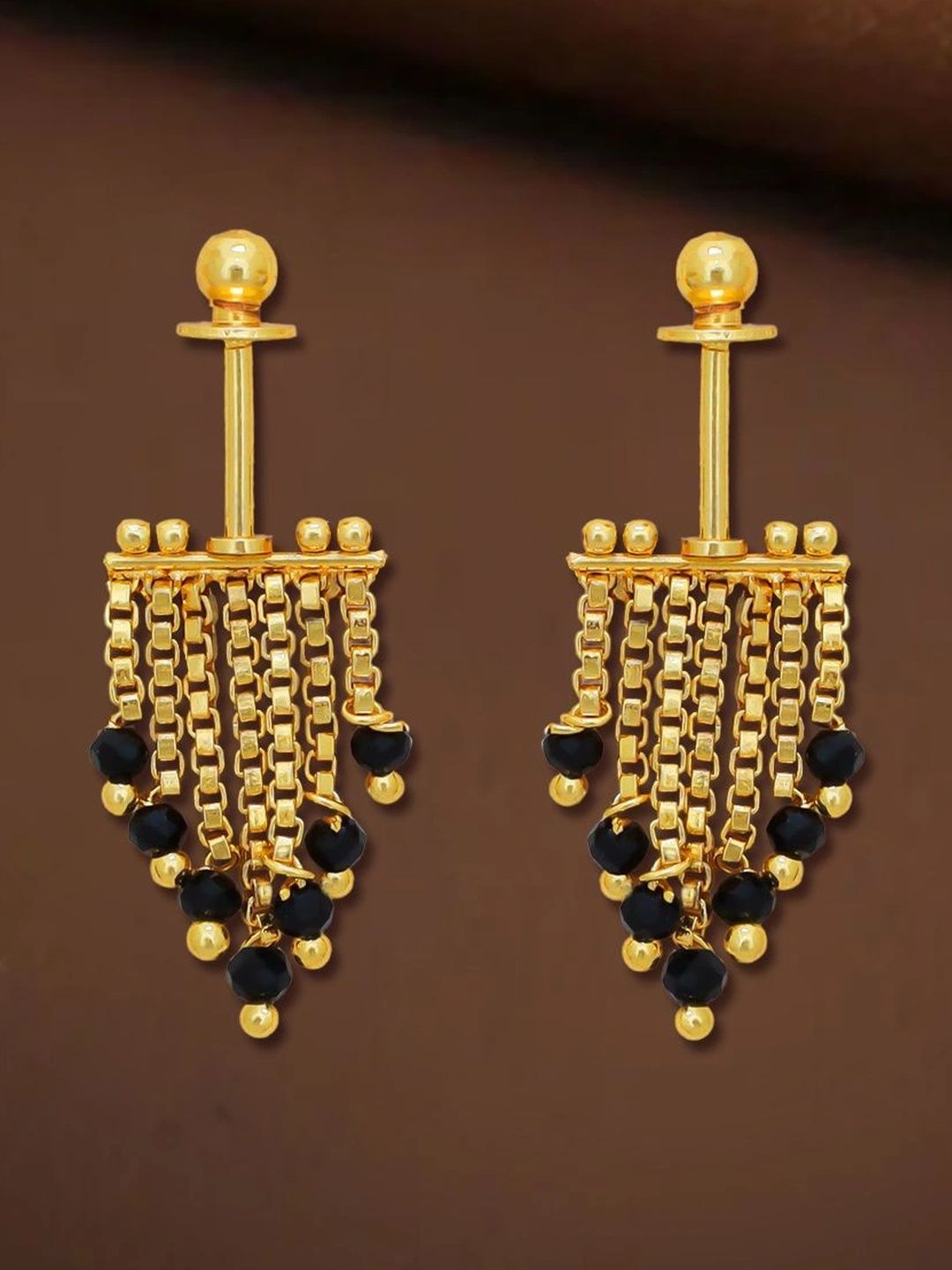 Raj And Deb Geometric Drop Earrings-picture-49