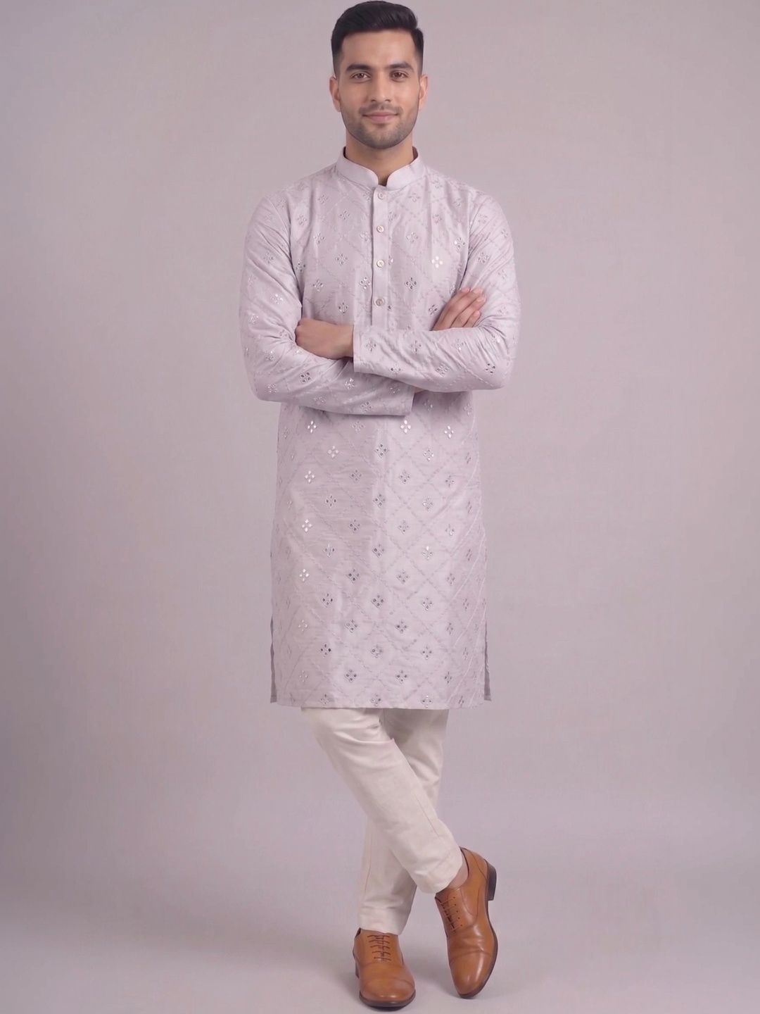 Shiv Leela Men Embellished Mirror Work Kurta-picture-27