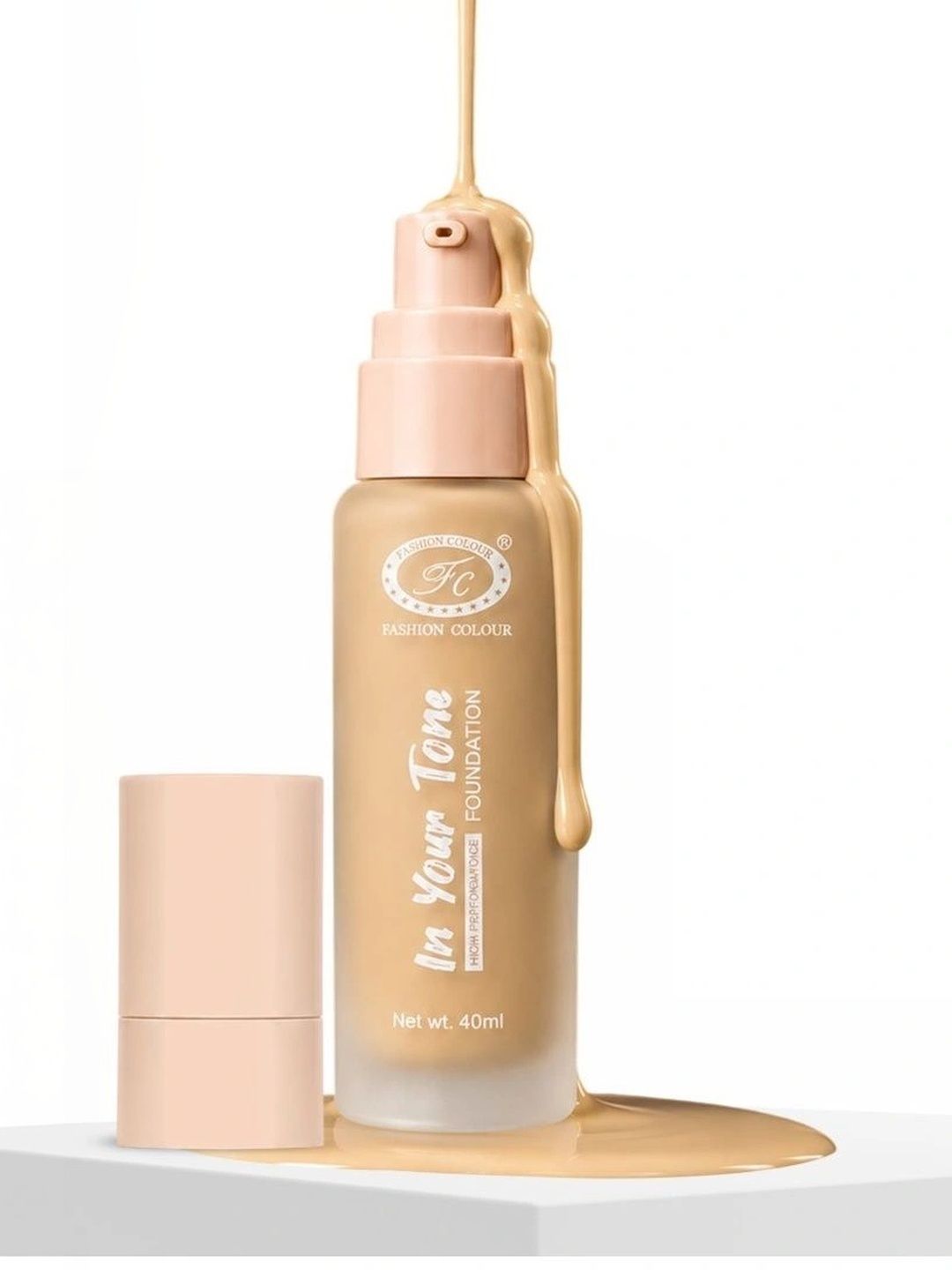 Fashion Colour Reboot Long Lasting Matte Liquid Foundation - 30 ml -06-Medium Beige-image-46