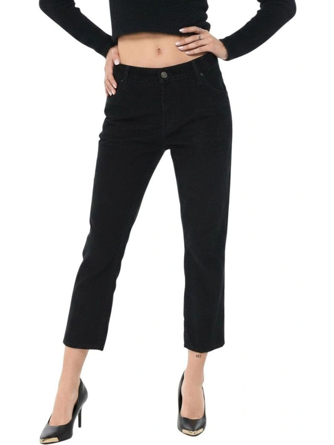 Dsquared2 Women Textured Slim Fit Low-Rise Easy Wash Trousers-picture-11