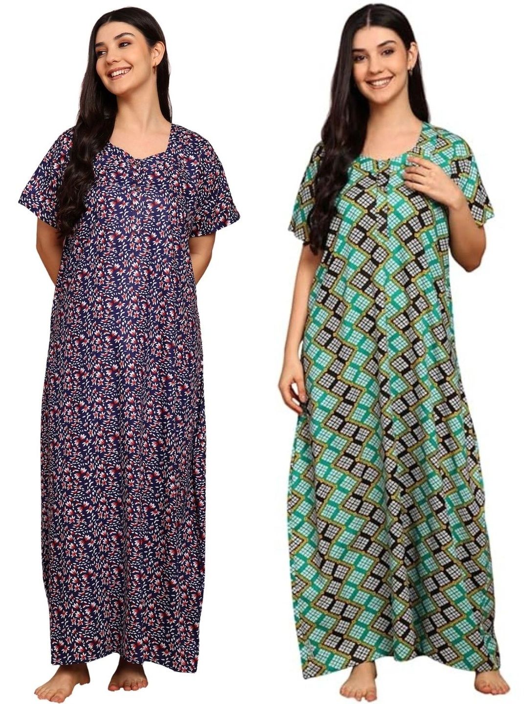 KBNBJ Printed Maxi Nightdress-picture-18