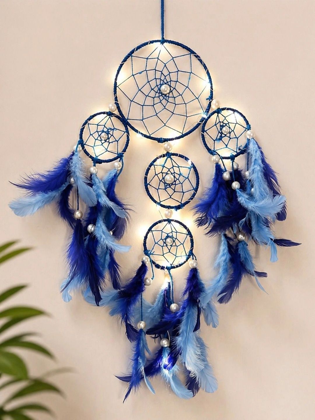 MEHRUNA White & Blue Catcher Hanging-picture-47