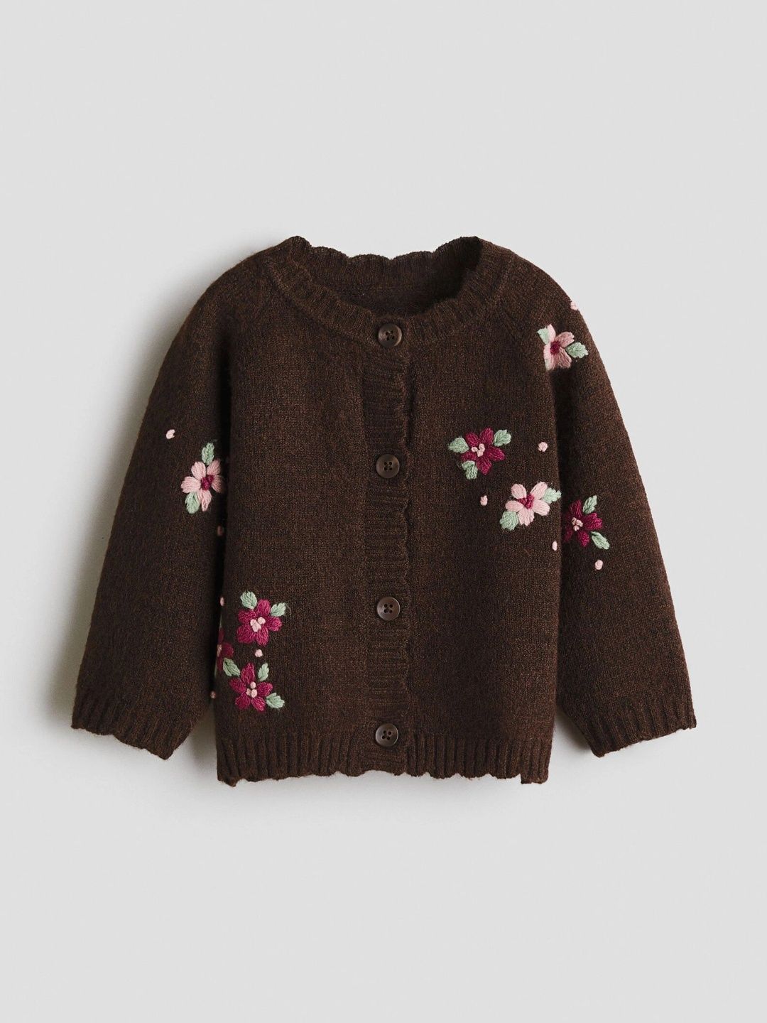 H&M Girls Embroidered Cardigan with Embroidered Detail-picture-29