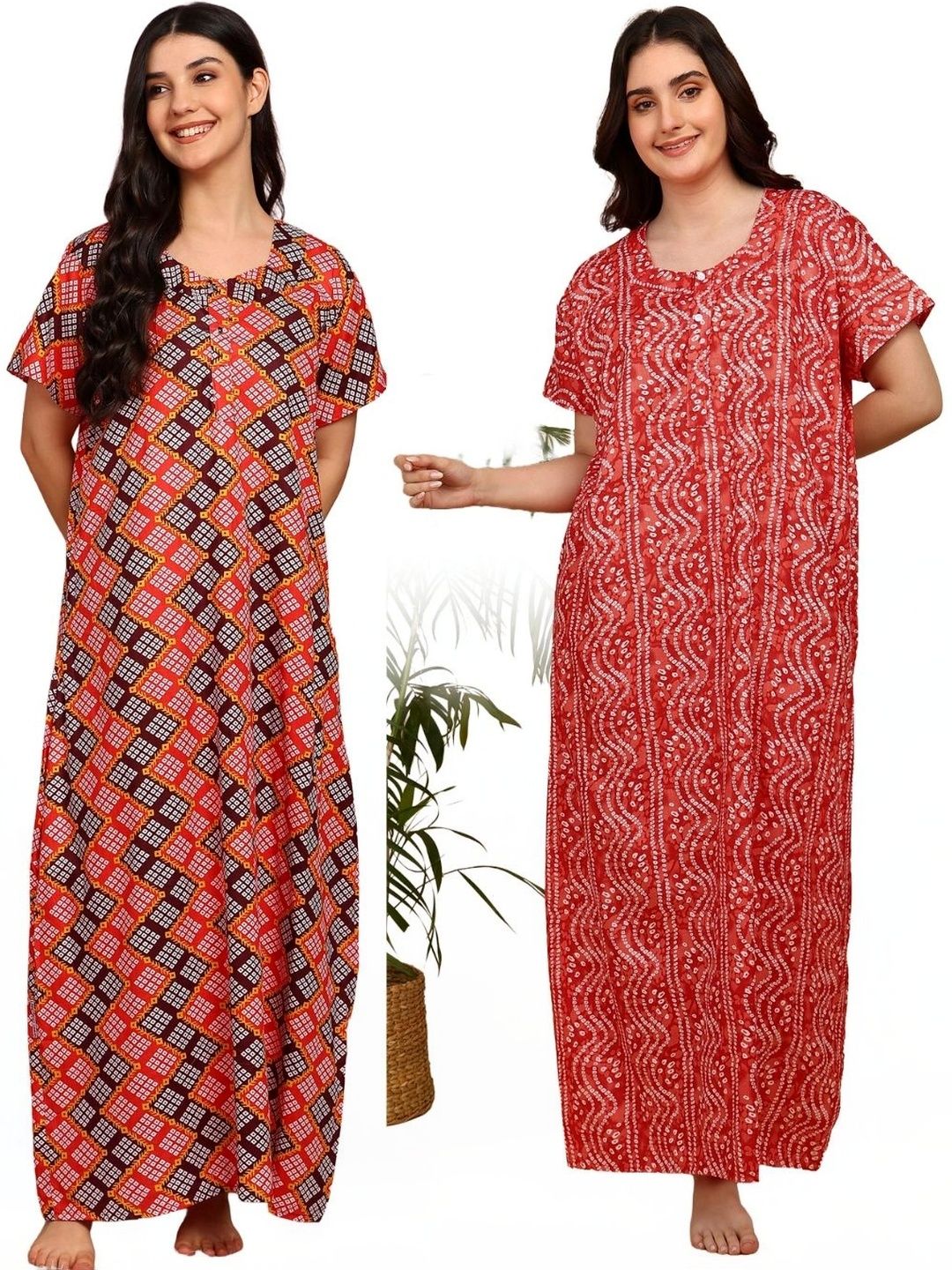 KBNBJ Printed Maxi Nightdress-picture-33