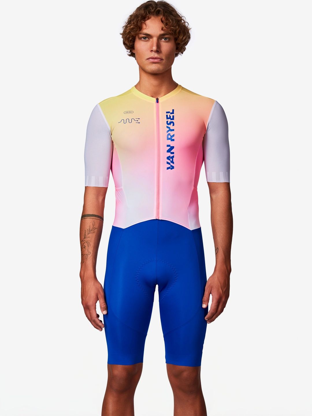 Decathlon Men Printed V-Neck Pockets T-shirt-image-32