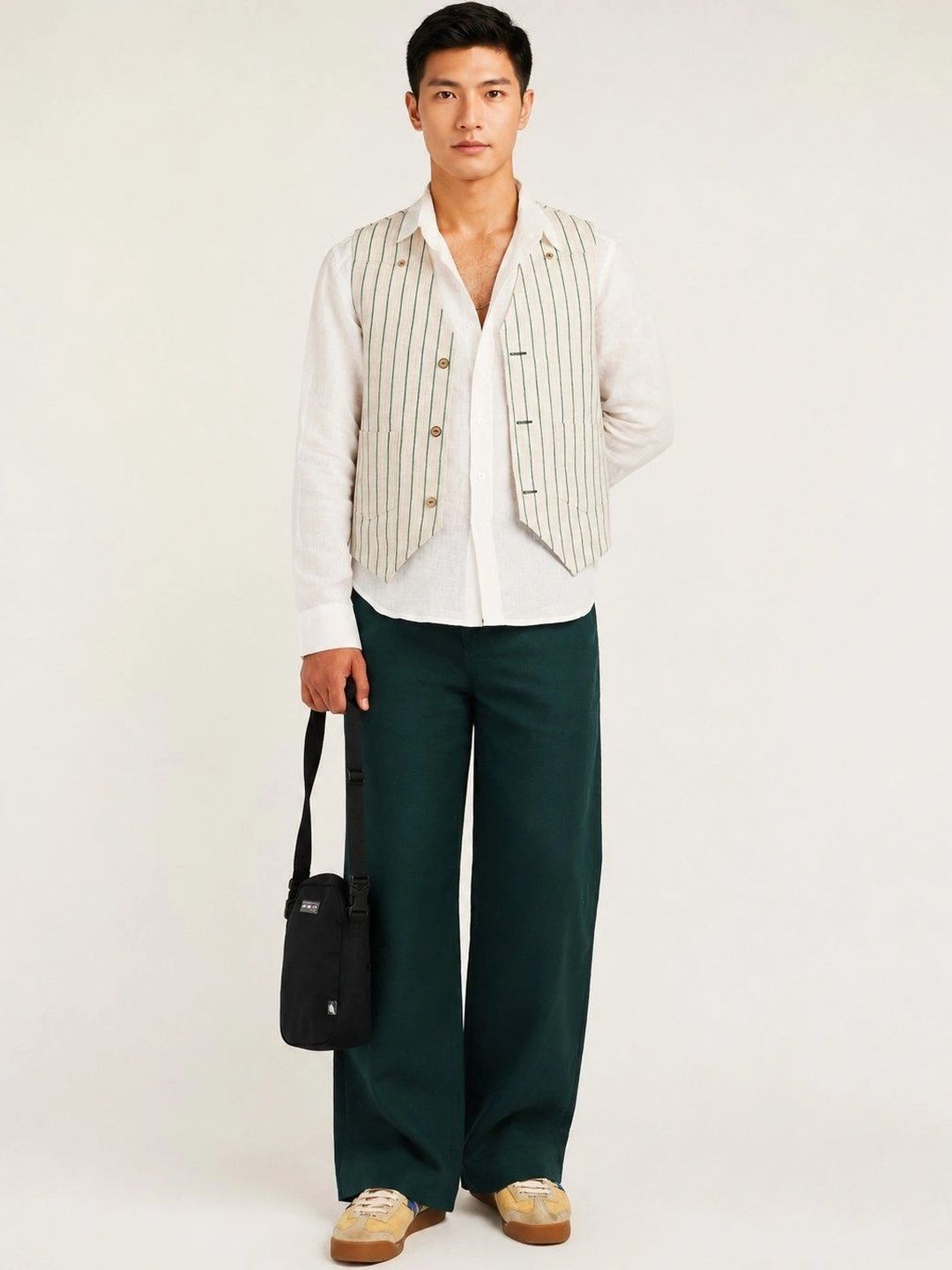 VELVIORE Men Striped Jacket-image-4