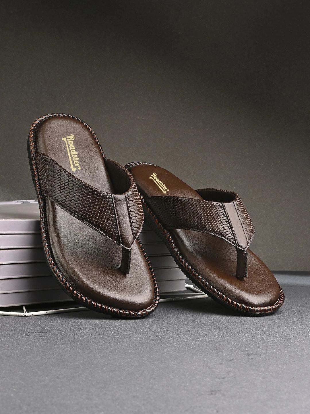 Roadster Men PU Comfort Sandals-picture-53