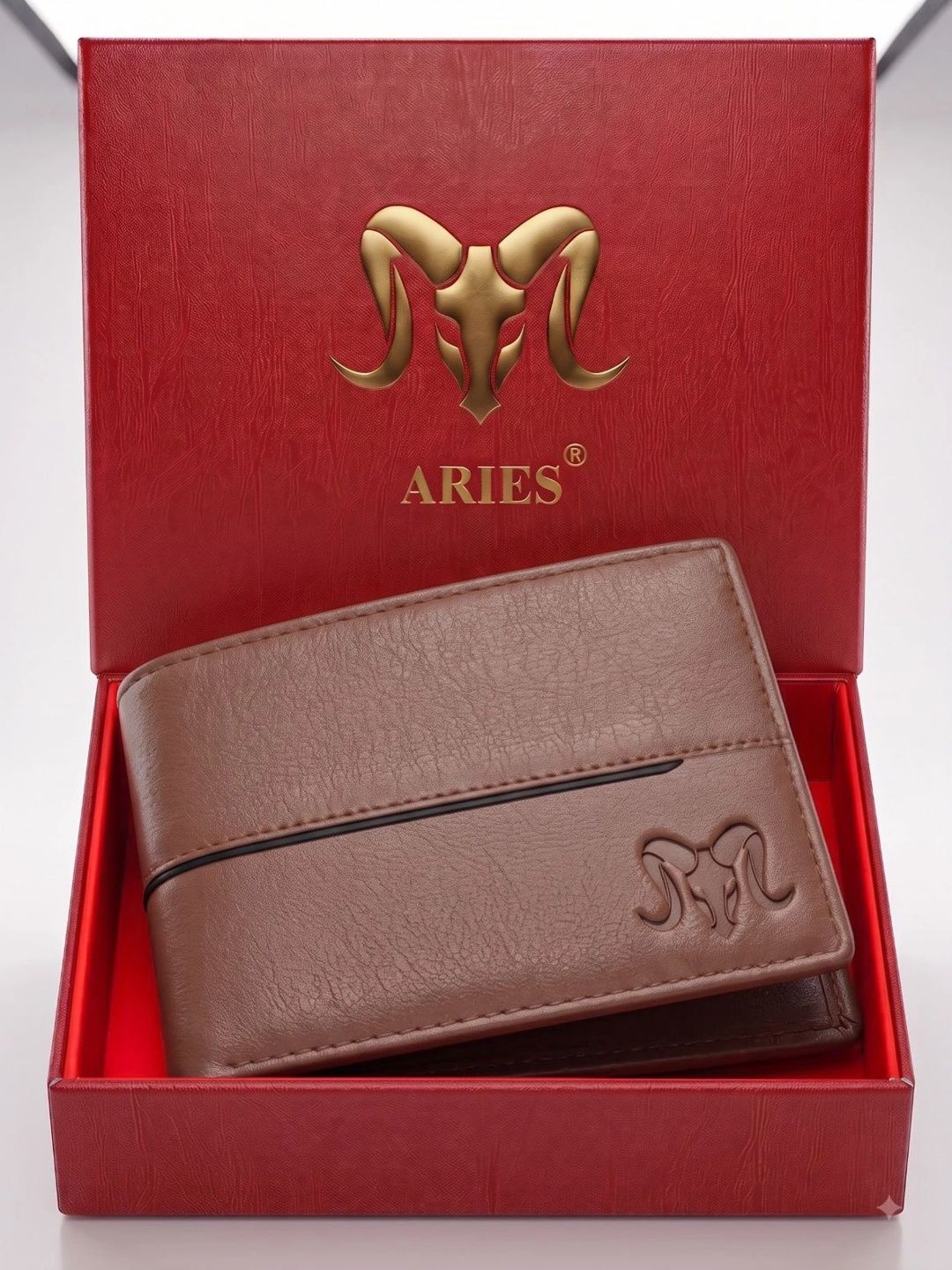 Aries Men Textured Embellished Leather Two Fold Wallet-picture-24