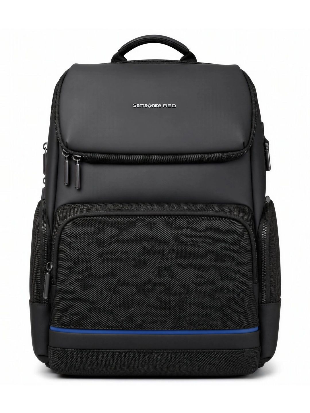 Samsonite Unisex Brand Logo Contrast Detail Backpack with Compression Straps-picture-15