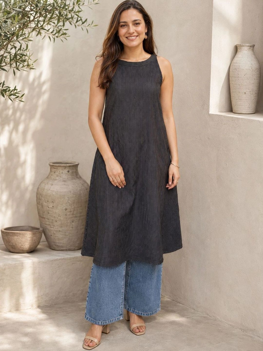 Myshka Printed Pure Cotton Kurti-picture-52