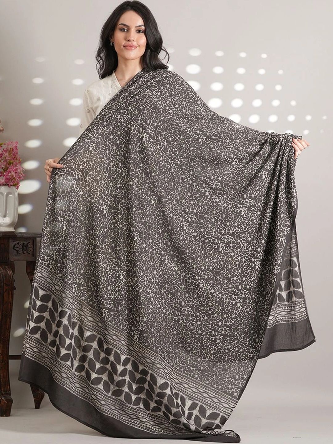 Style Shoes Ethnic Motifs Printed Pure Cotton Block Print Dupatta-picture-38