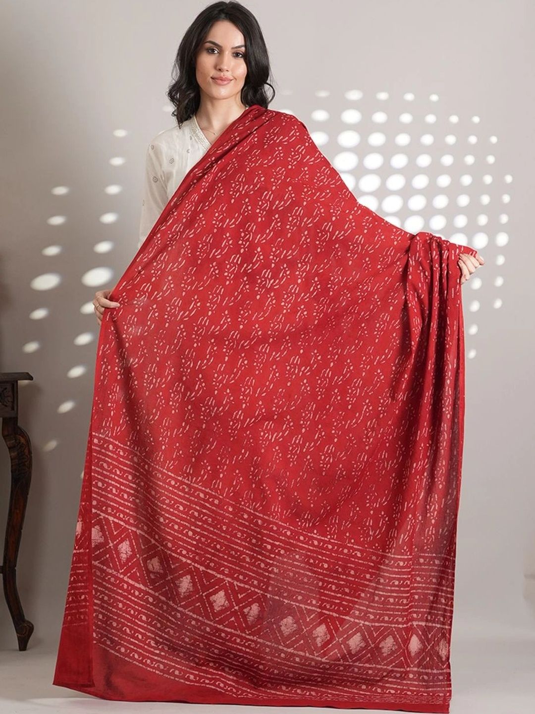 Style Shoes Ethnic Motifs Printed Pure Cotton Block Print Dupatta-picture-33