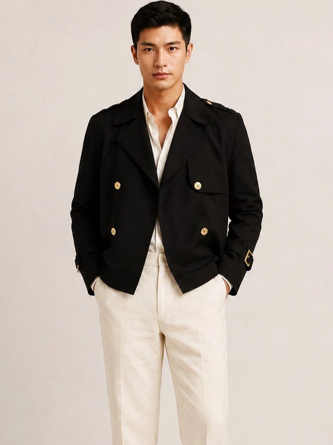 VELVIORE Men Spread Collar Front Open Jacket-picture-28