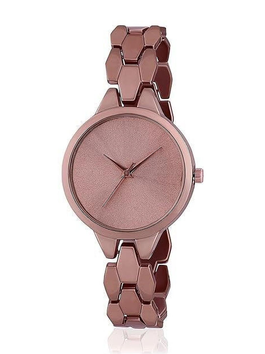 EVRGLOW Girls Dial & Stainless Steel Bracelet Style Straps Analogue Watch DRW-008-BROWN-picture-37