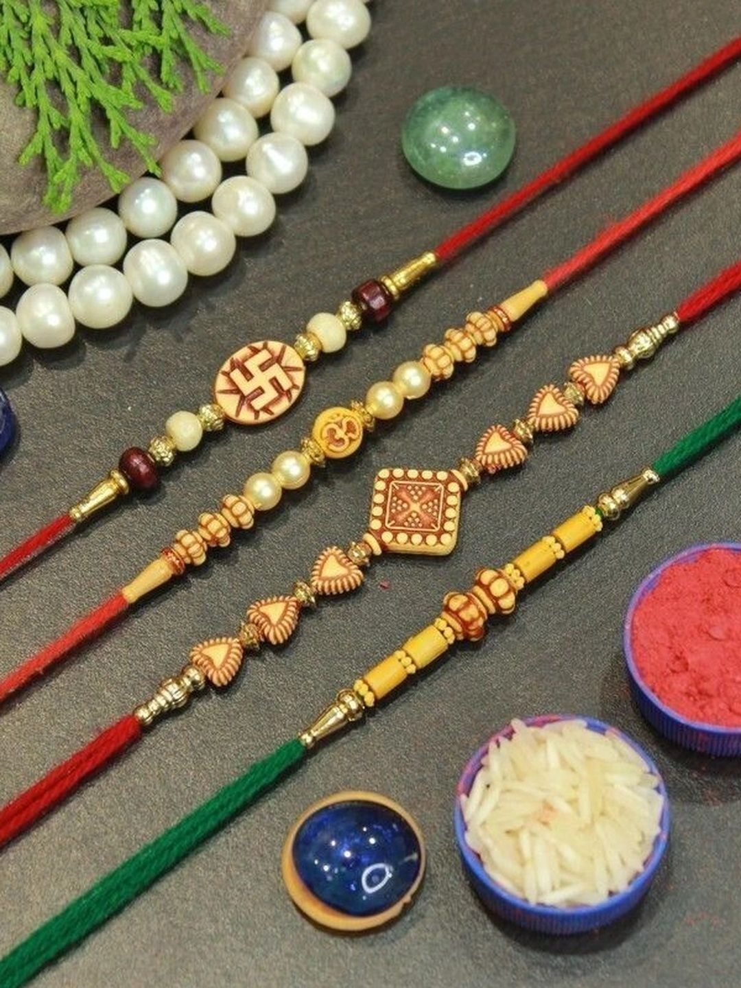 Sangria Thread Rakhi-picture-49